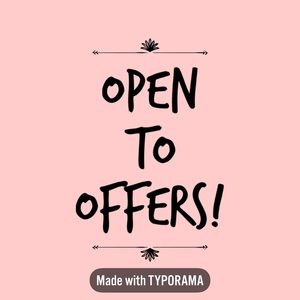 Prices are negotiable!